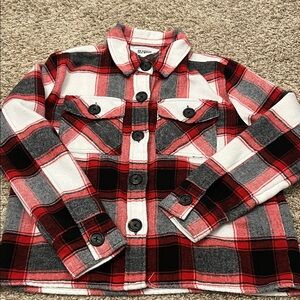 BB Dakota Red and Black Plaid Shirt